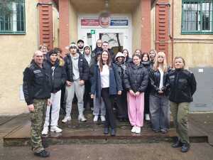 Funkcjonariusze MOSG promujący służbę. Fot. MOSG Funkcjonariusze MOSG promujący służbę. Fot. MOSG