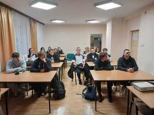 Funkcjonariusze MOSG promujący służbę. Fot. MOSG Funkcjonariusze MOSG promujący służbę. Fot. MOSG