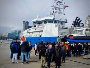 Funkcjonariusze MOSG promujący służbę. Fot. MOSG Funkcjonariusze MOSG promujący służbę. Fot. MOSG