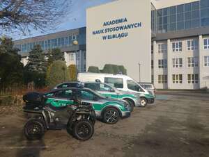 Funkcjonariusze MOSG promujący służbę. Fot. MOSG Funkcjonariusze MOSG promujący służbę. Fot. MOSG