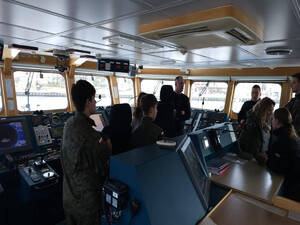 Promocja służby w Morskim Oddziale Straży Granicznej. Fot. MOSG Promocja służby w Morskim Oddziale Straży Granicznej. Fot. MOSG