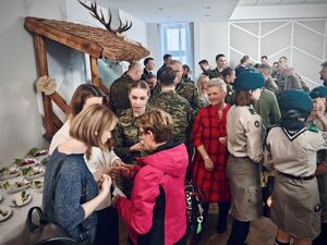 Wigilijne spotkania z funkcjonariuszami. Fot. MOSG Wigilijne spotkania z funkcjonariuszami. Fot. MOSG