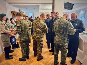 Wigilijne spotkania z funkcjonariuszami. Fot. MOSG Wigilijne spotkania z funkcjonariuszami. Fot. MOSG