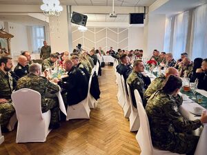 Wigilijne spotkania z funkcjonariuszami. Fot. MOSG Wigilijne spotkania z funkcjonariuszami. Fot. MOSG