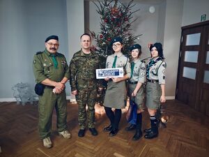 Wigilijne spotkania z funkcjonariuszami. Fot. MOSG Wigilijne spotkania z funkcjonariuszami. Fot. MOSG