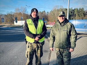 Wigilijne spotkania z funkcjonariuszami. Fot. MOSG Wigilijne spotkania z funkcjonariuszami. Fot. MOSG