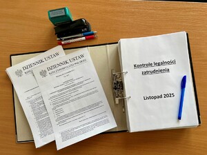 Kontrola legalności zatrudnienia - PSG Gdynia Fot. MOSG Kontrola legalności zatrudnienia - PSG Gdynia Fot. MOSG