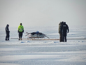 Kontrola rybaków na Zalewie Wiślanym. Fot. KDSG Kontrola rybaków na Zalewie Wiślanym. Fot. KDSG
