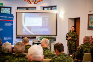 Odprawa służbowa w MOSG. Fot. Ł. Zwoliński Odprawa służbowa w MOSG. Fot. Ł. Zwoliński