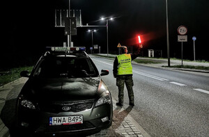 Funkcjonariusze na granicy. Fot. MOSG Funkcjonariusze na granicy. Fot. MOSG