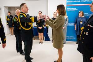 Uroczyste pożegnania w Komendzie MOSG. Fot. Ł. Zwoliński Uroczyste pożegnania w Komendzie MOSG. Fot. Ł. Zwoliński