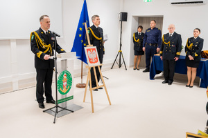 Uroczyste pożegnania w Komendzie MOSG. Fot. Ł. Zwoliński Uroczyste pożegnania w Komendzie MOSG. Fot. Ł. Zwoliński