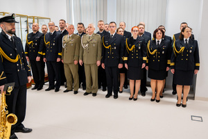 Uroczyste pożegnania w Komendzie MOSG. Fot. Ł. Zwoliński Uroczyste pożegnania w Komendzie MOSG. Fot. Ł. Zwoliński