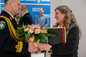 Uroczyste pożegnania w Komendzie MOSG. Fot. Ł. Zwoliński Uroczyste pożegnania w Komendzie MOSG. Fot. Ł. Zwoliński