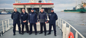 Spotkanie z niemiecką Policją Federalną w Warnemünde Spotkanie z niemiecką Policją Federalną w Warnemünde