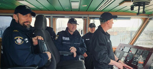 Spotkanie z niemiecką Policją Federalną w Warnemünde Spotkanie z niemiecką Policją Federalną w Warnemünde