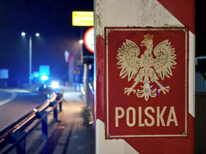 Znak graniczny RP Fot. MOSG Znak graniczny RP Fot. MOSG