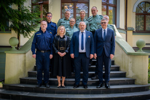 Spotkanie Komendanta MOSG z przedstawicielami administracji skarbowej. Fot. MOSG Spotkanie Komendanta MOSG z przedstawicielami administracji skarbowej. Fot. MOSG