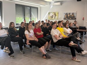 Wizyta studyjna studentów z Akademii Sztuki Wojennej w MOSG Fot. MOSG Wizyta studyjna studentów z Akademii Sztuki Wojennej w MOSG Fot. MOSG