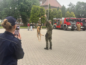 Funkcjonariusze MOSG promują służbę Fot. MOSG Funkcjonariusze MOSG promują służbę Fot. MOSG