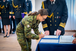 Ślubowanie nowych funkcjnariuszy w MOSG. Fot. Julia Kolka WOiP MOSG Ślubowanie nowych funkcjnariuszy w MOSG. Fot. Julia Kolka WOiP MOSG