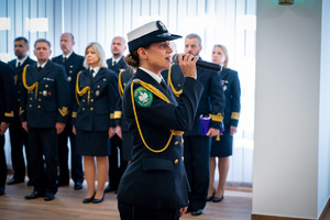 Ślubowanie nowych funkcjnariuszy w MOSG. Fot. Julia Kolka WOiP MOSG Ślubowanie nowych funkcjnariuszy w MOSG. Fot. Julia Kolka WOiP MOSG